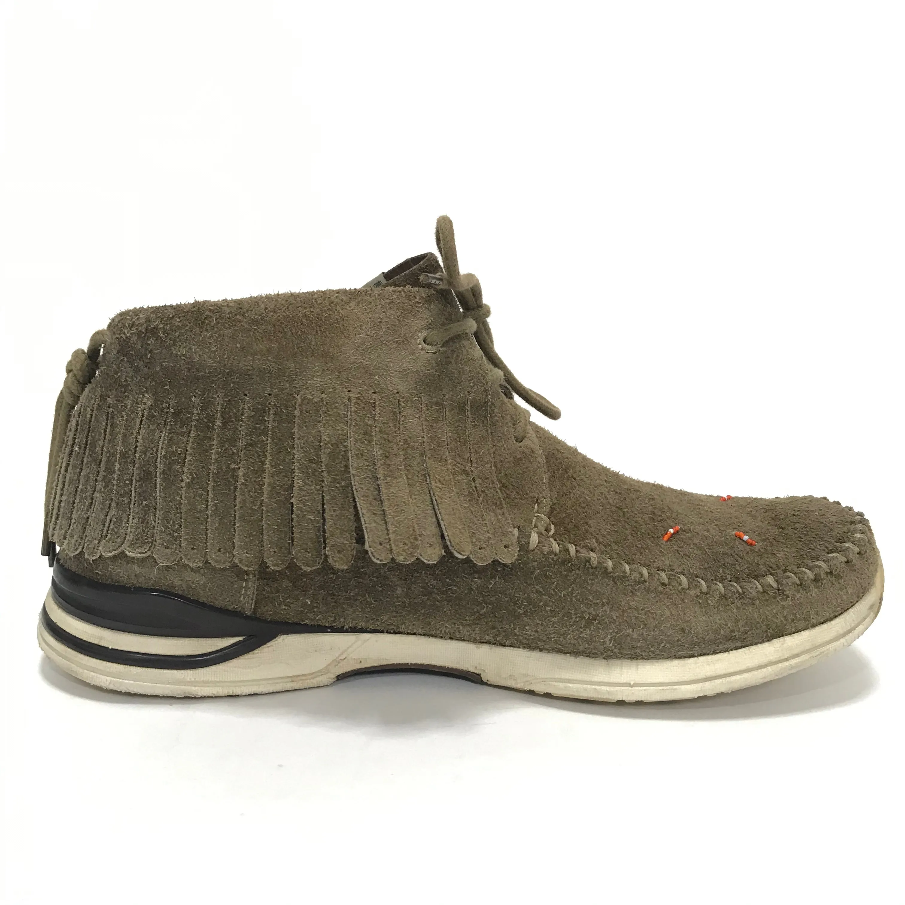 [11] Visvim FBT Shaman Folk Suede Sand