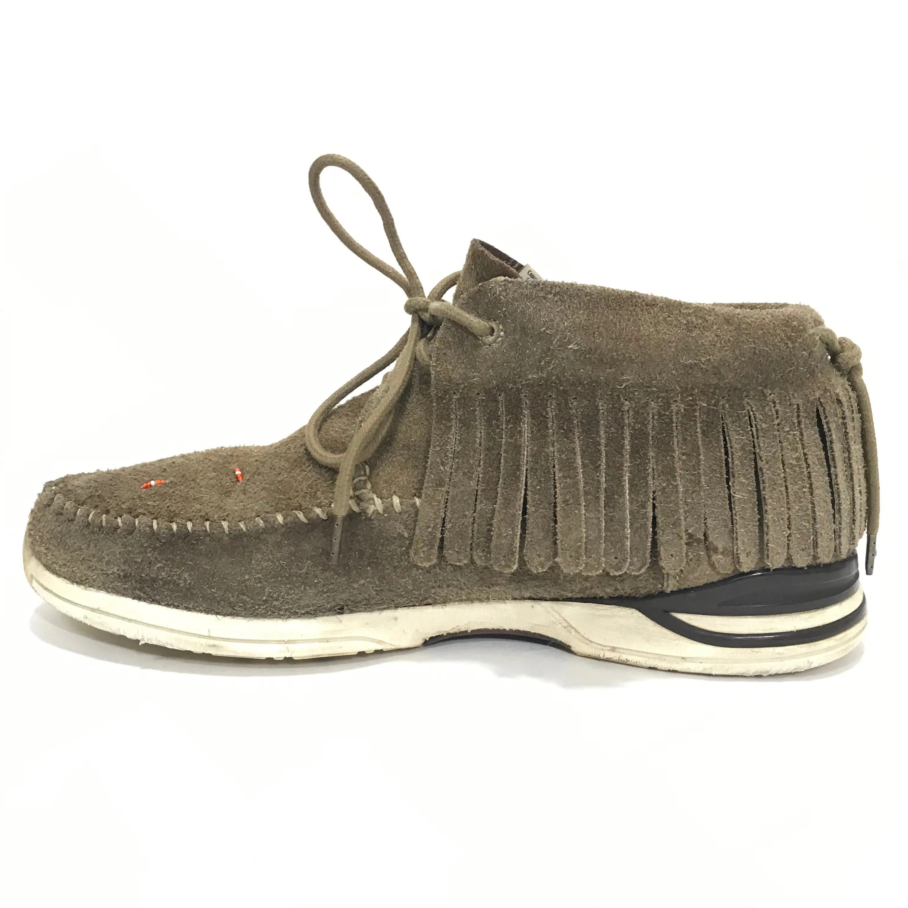 [11] Visvim FBT Shaman Folk Suede Sand