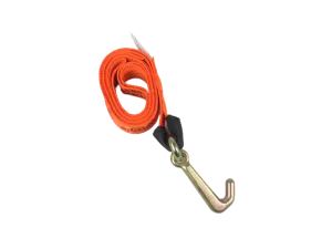 2" x 10' Diamond Weave Strap with Mini J Hooks (SINGLE)