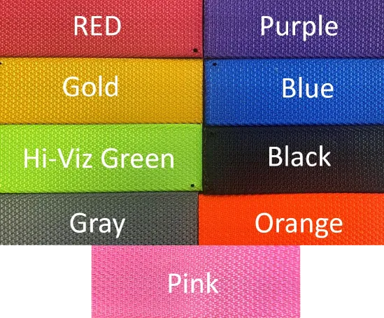 2" x 10' Diamond Weave Strap with Mini J Hooks (SINGLE)