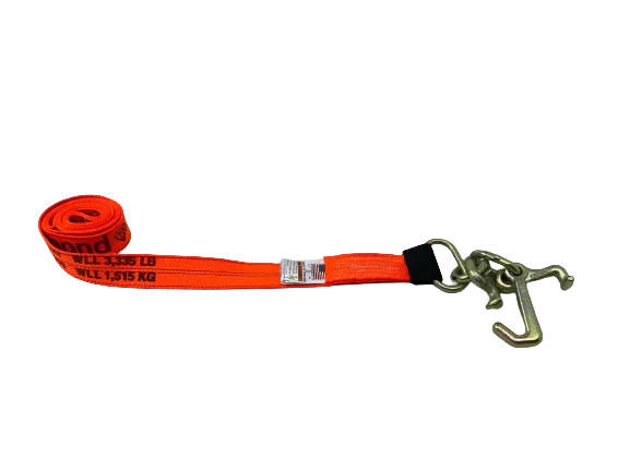 2" x 10' Diamond Weave Strap with RTJ Cluster Hooks (SINGLE)