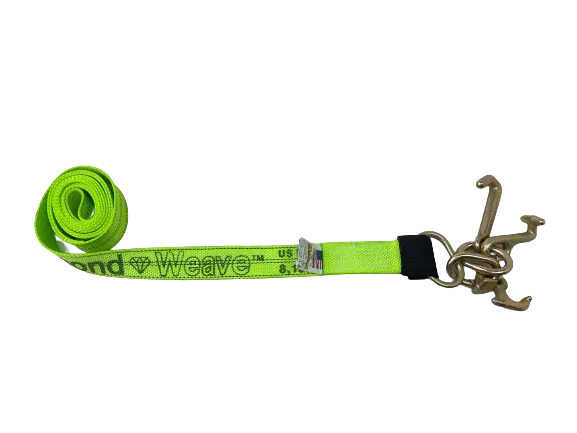2" x 10' Diamond Weave Strap with RTJ Cluster Hooks (SINGLE)
