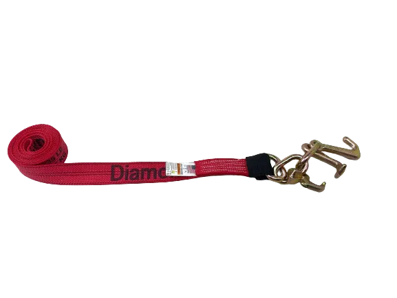 2" x 10' Diamond Weave Strap with RTJ Cluster Hooks (SINGLE)