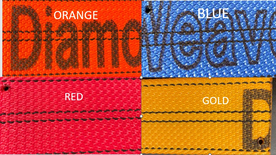 4" x 30' Diamond Weave Winch Strap with D-Ring (Single)