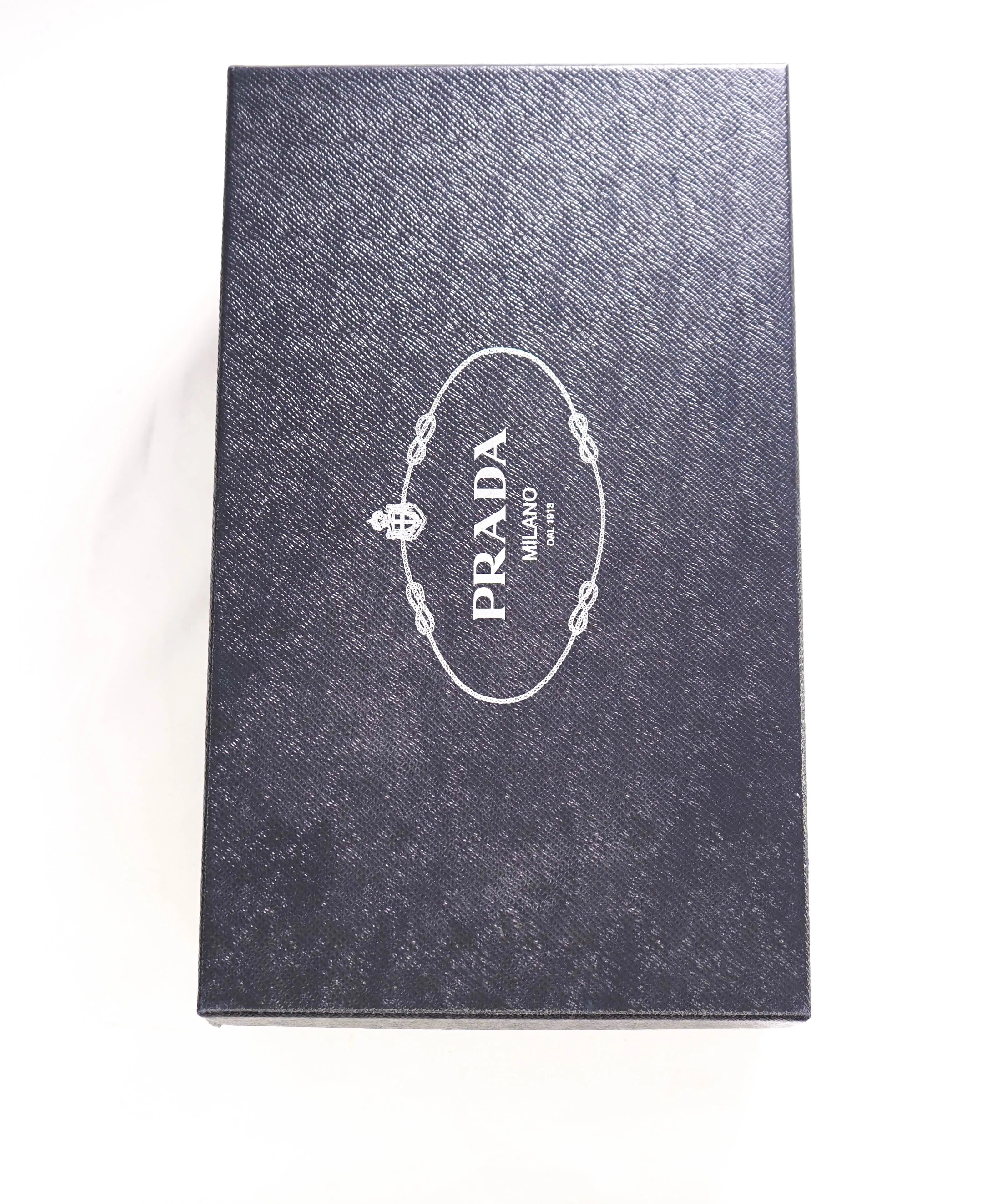 $980 PRADA - Leather Cap Toe Spazzolato Oxfords W Logo Inset Heel - 7US