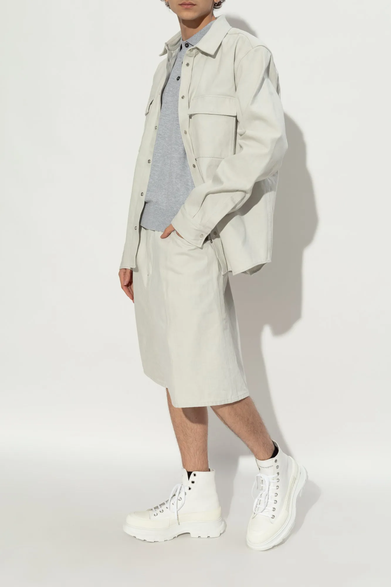Alexander McQueen Platform shoes in WHITE - 42.5
