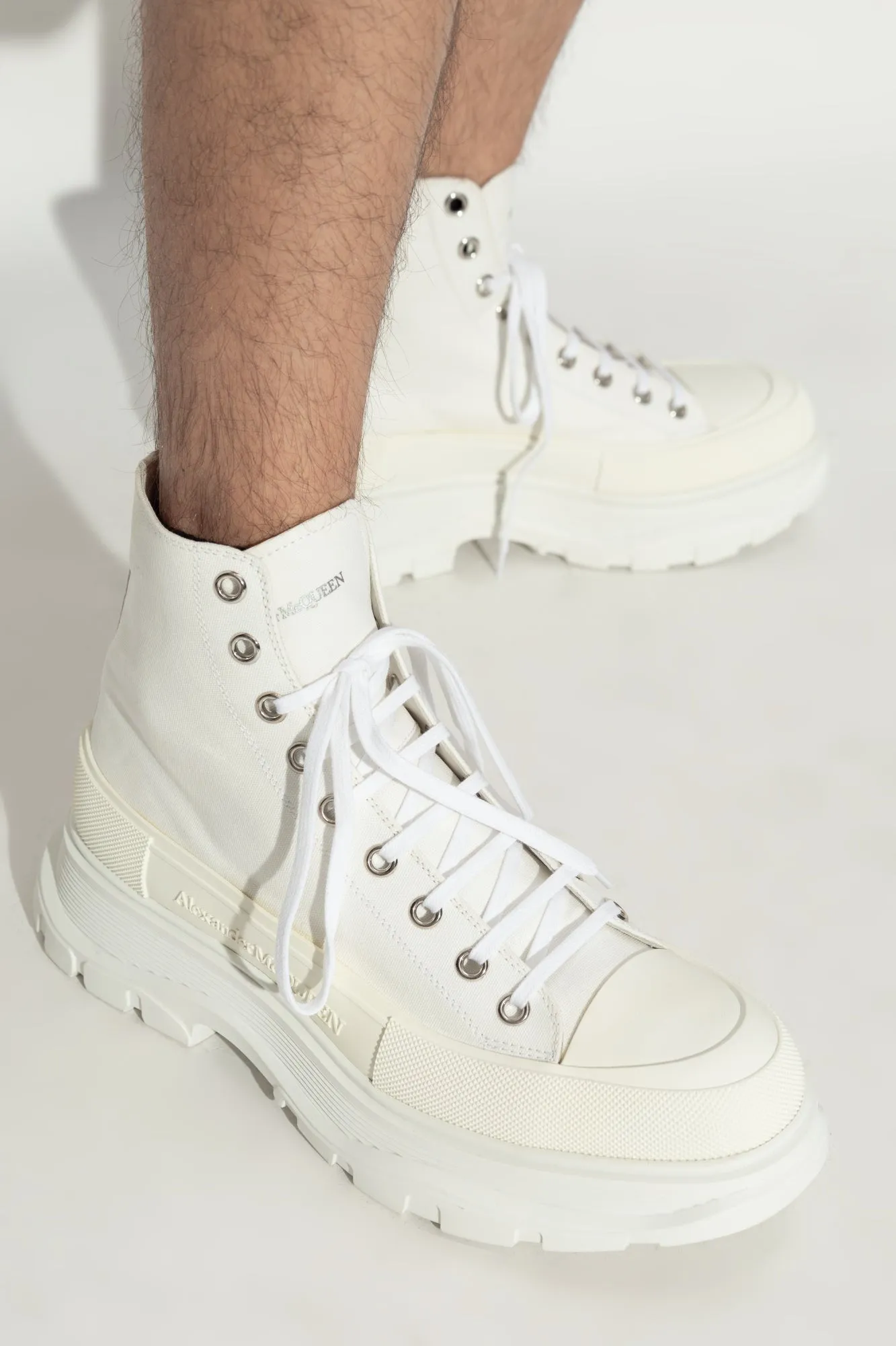 Alexander McQueen Platform shoes in WHITE - 42.5