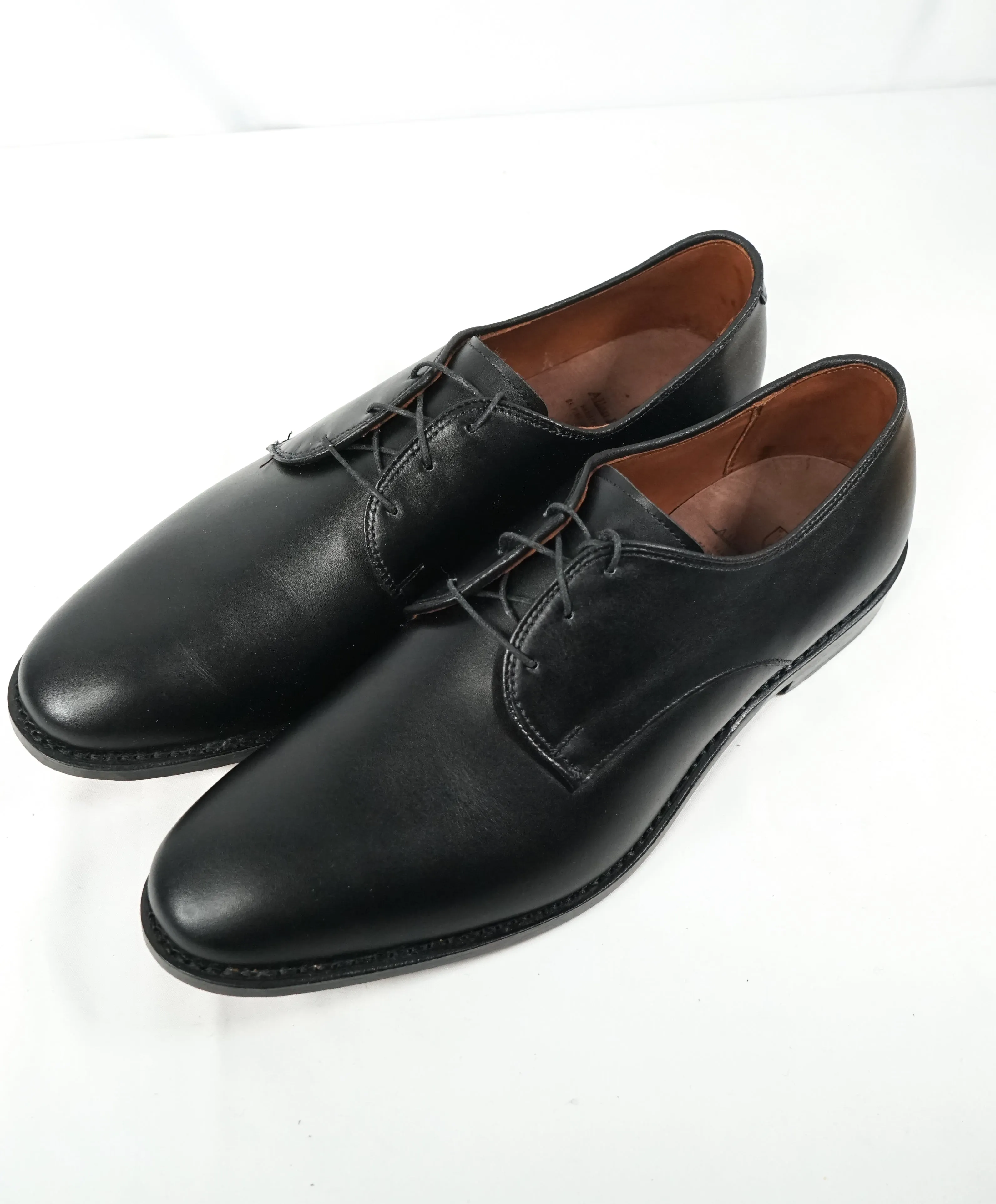 ALLEN EDMONDS - “Kenilworth” Black Plain Vamp Oxfords - 11 D