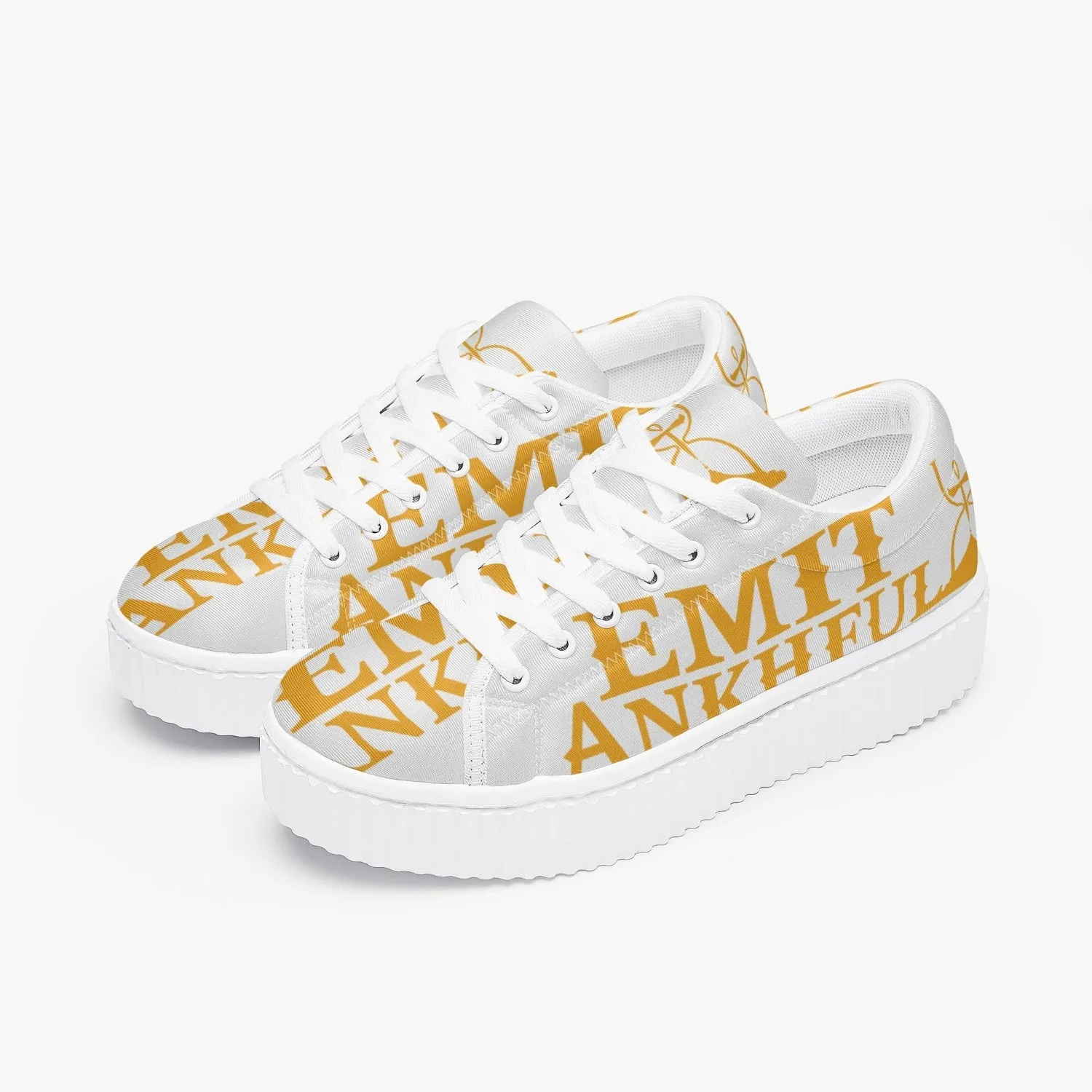 ANKHFUL (Women’s Low Top Platform Sneakers)