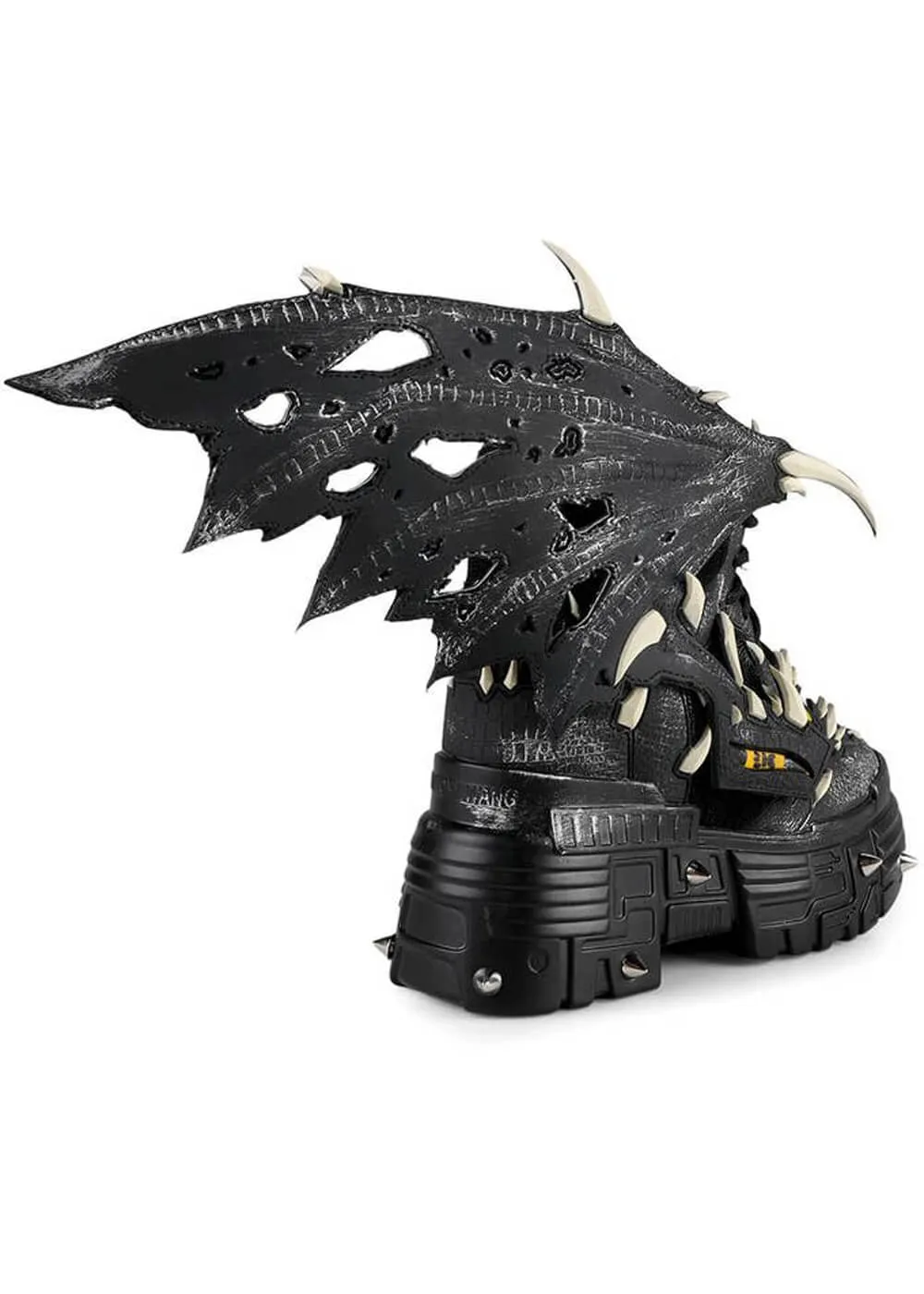 Anthony Wang Black Apple Wing Sneakers Black