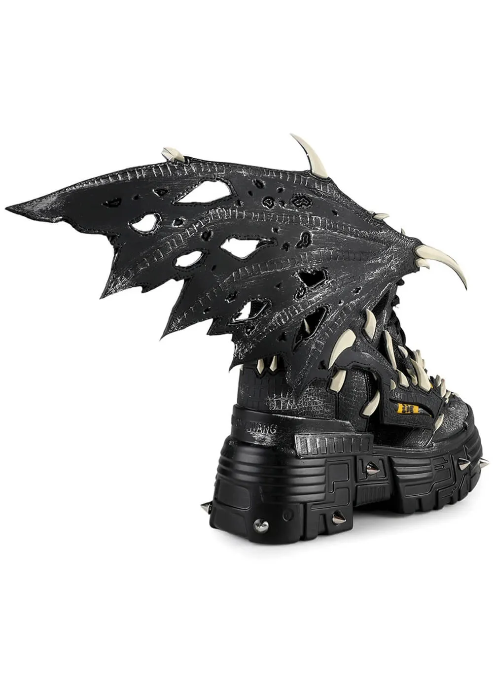 Anthony Wang Black Apple Wing Sneakers Black
