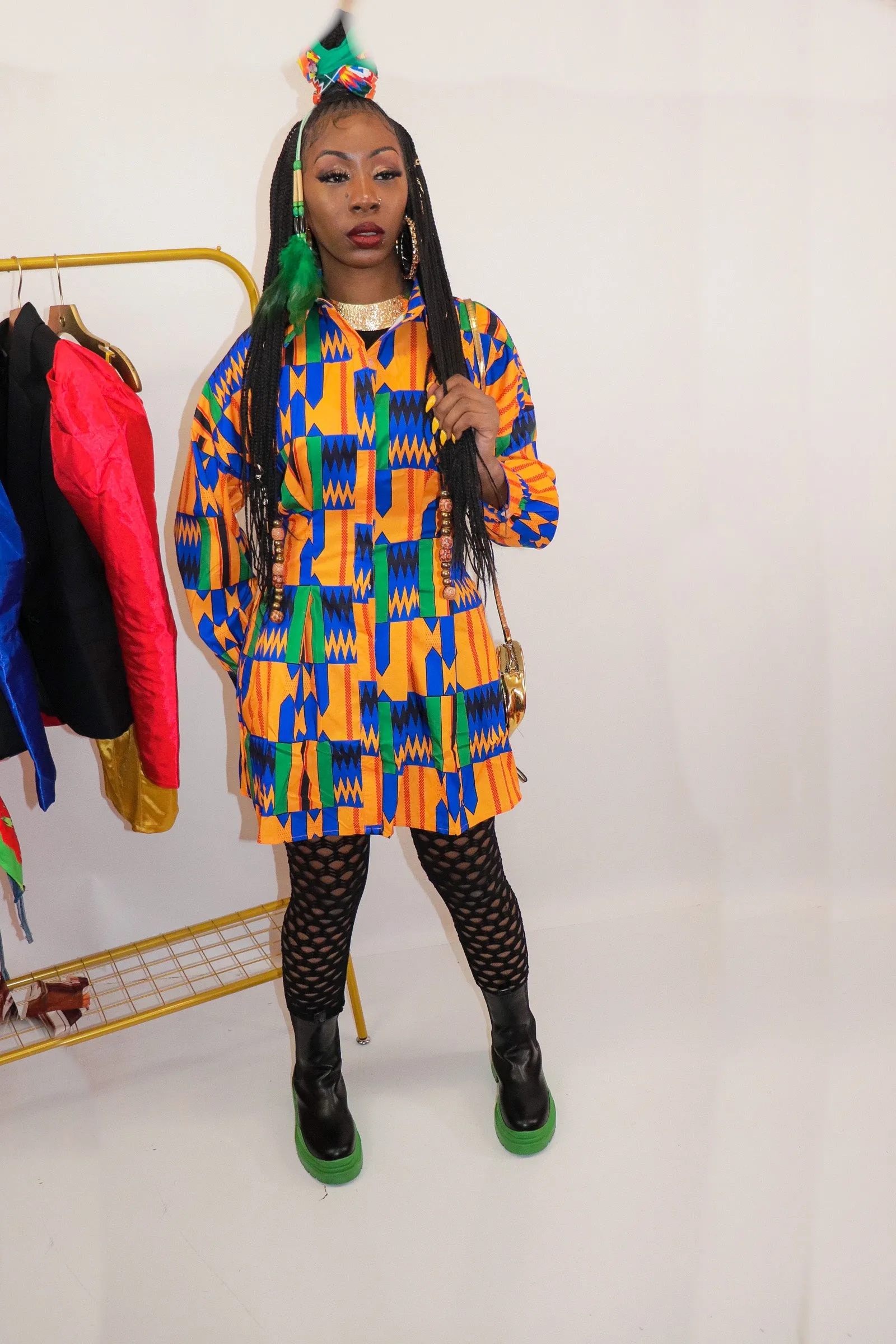 Ariana Dress (African Print)