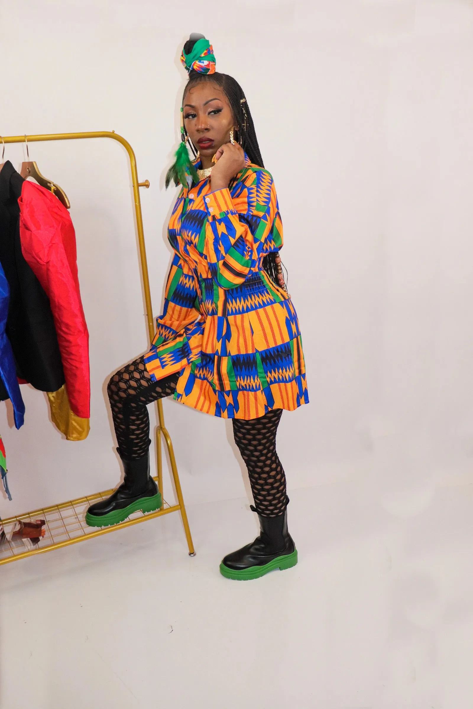 Ariana Dress (African Print)