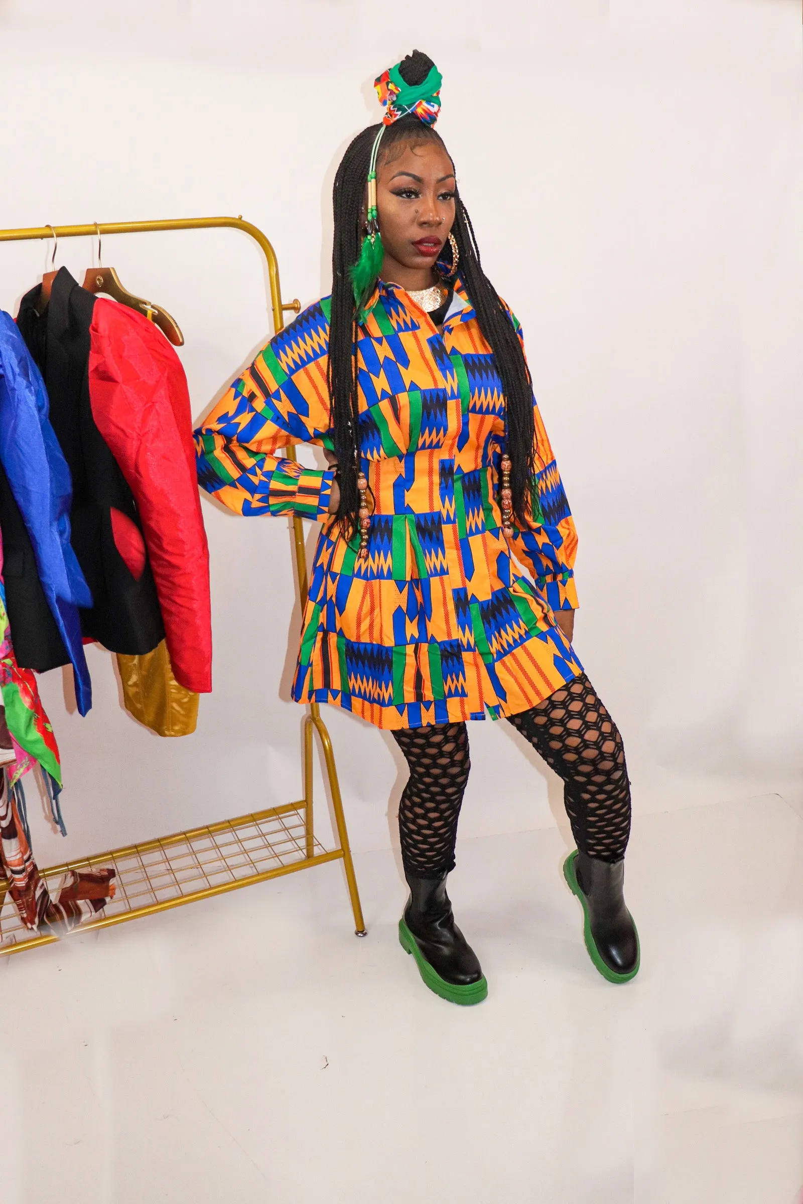 Ariana Dress (African Print)