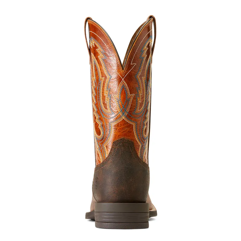 'Ariat' Men's Steadfast Square Toe Boot - Western Brown