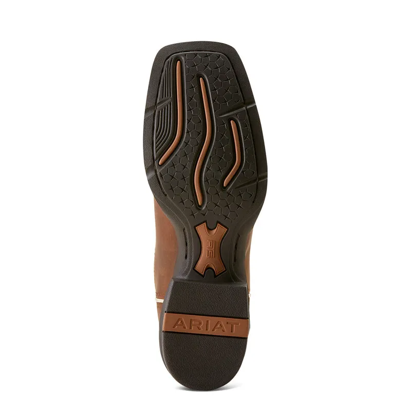 'Ariat' Women's Round Up Ryder Square Toe  - Distressed Brown