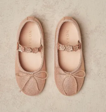 Ballet Flats- Antique metallic