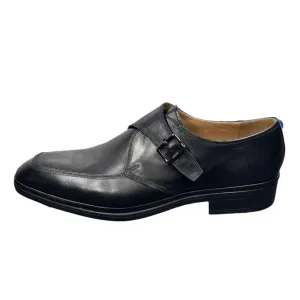 Bally Netovi Black Leather Monk Shoes