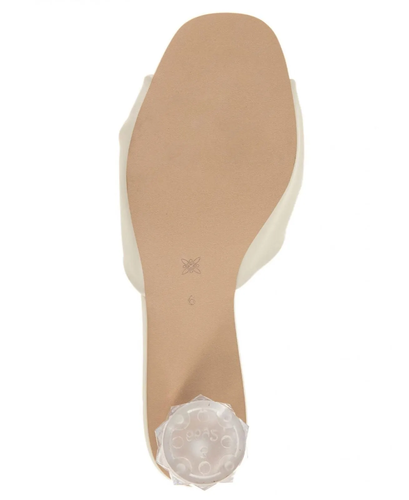 BCBGeneration Women's Mebba Heel Sandal Shoes GN226110 Cream Off White 7M