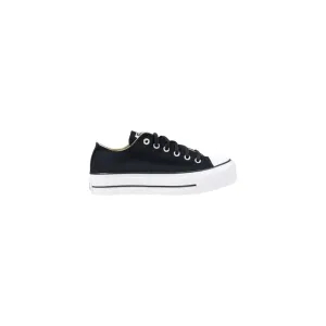 Black Fabric Sneaker