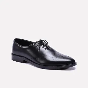 Black Wingtip Oxford Shoes For Men 0111297