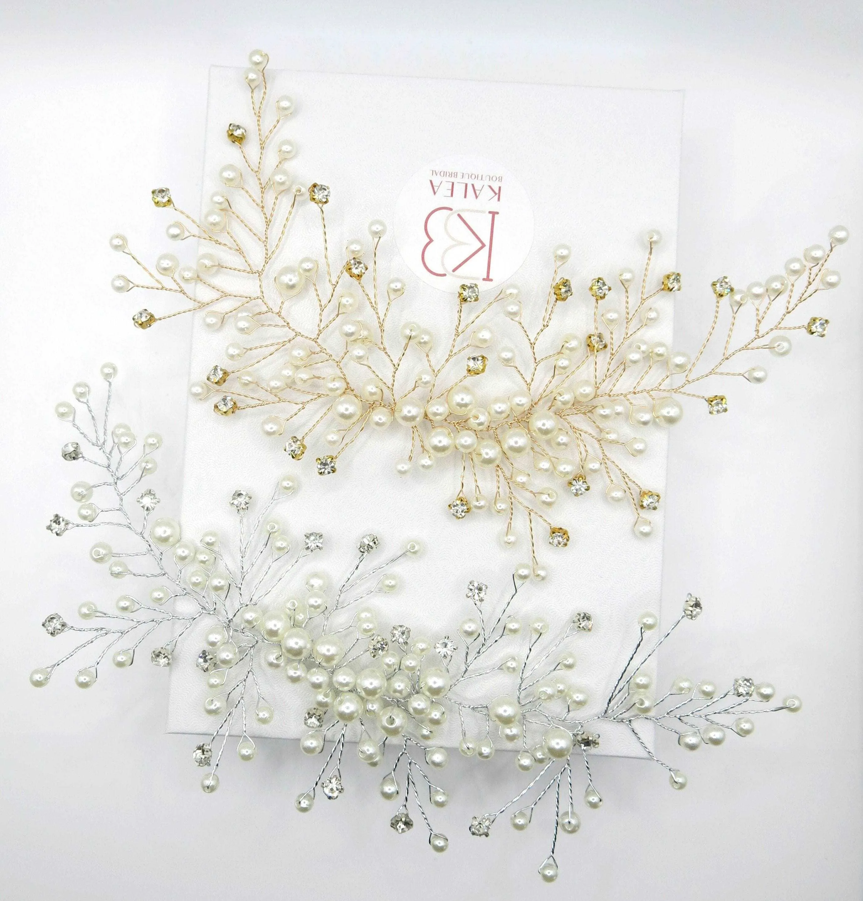 Bridal Pearl and Crystal Hair Vine Headband, Wedding Wire Pearl Head Wreath, Bridesmaid Rhinestone Pearl Hairpiece, Pearl Hair Wire