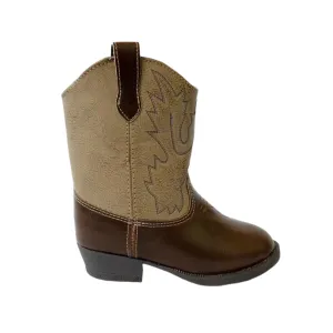 Brown Taupe Western Boots
