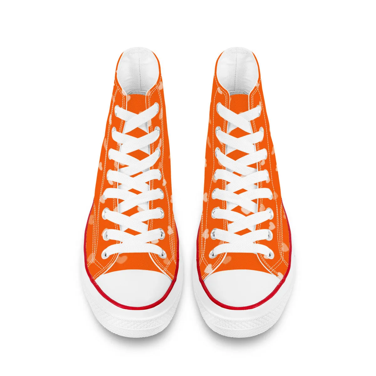 BT21 RJ High Top Canvas Sneakers- Orange