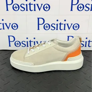 Buscemi Women's Ninna Off White Leather Sneakers SAMPLE