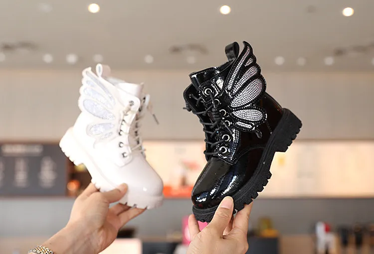 Butterfly Glitter Boots (2 Colours)
