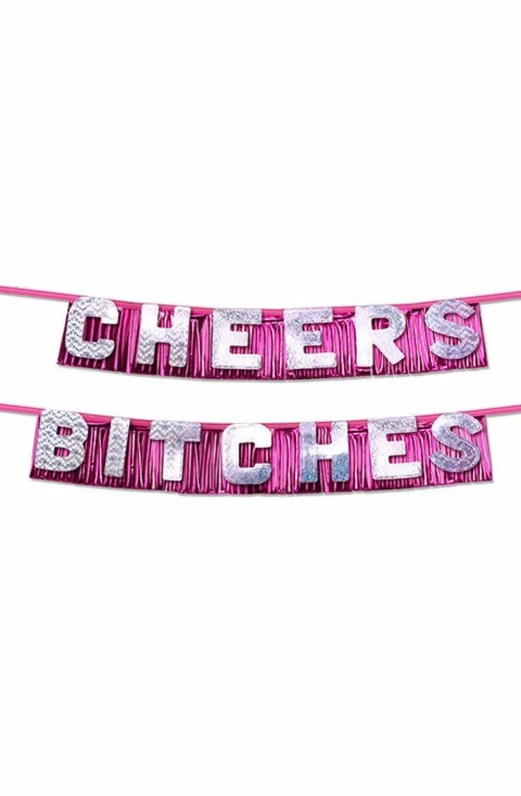 CHEERS BITCHES! Party Banner