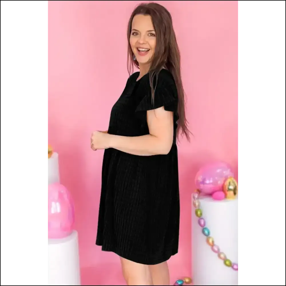 Chic Black Ruffle Sleeve: Dress so Good, It's Practically Needful Things  🖤