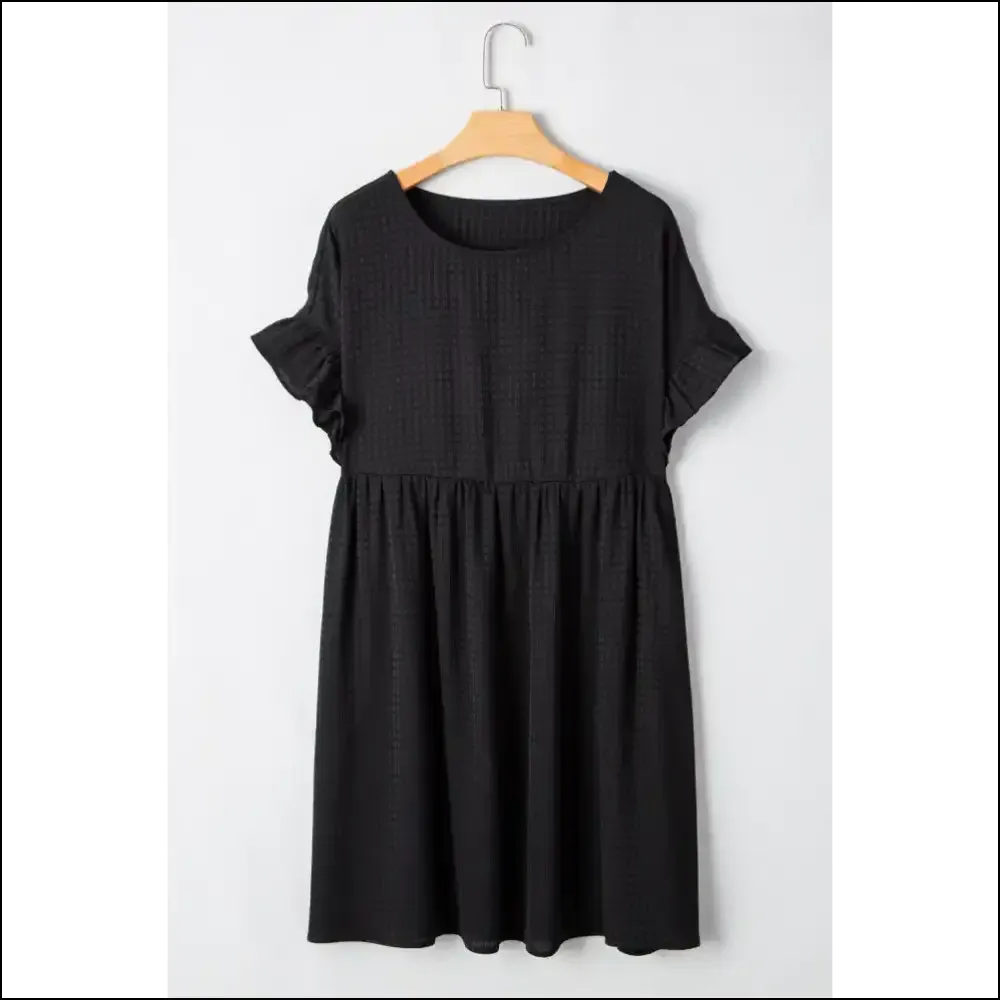 Chic Black Ruffle Sleeve: Dress so Good, It's Practically Needful Things  🖤