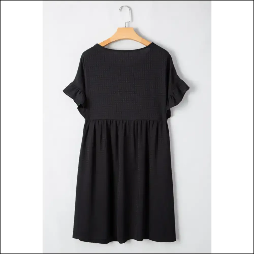 Chic Black Ruffle Sleeve: Dress so Good, It's Practically Needful Things  🖤