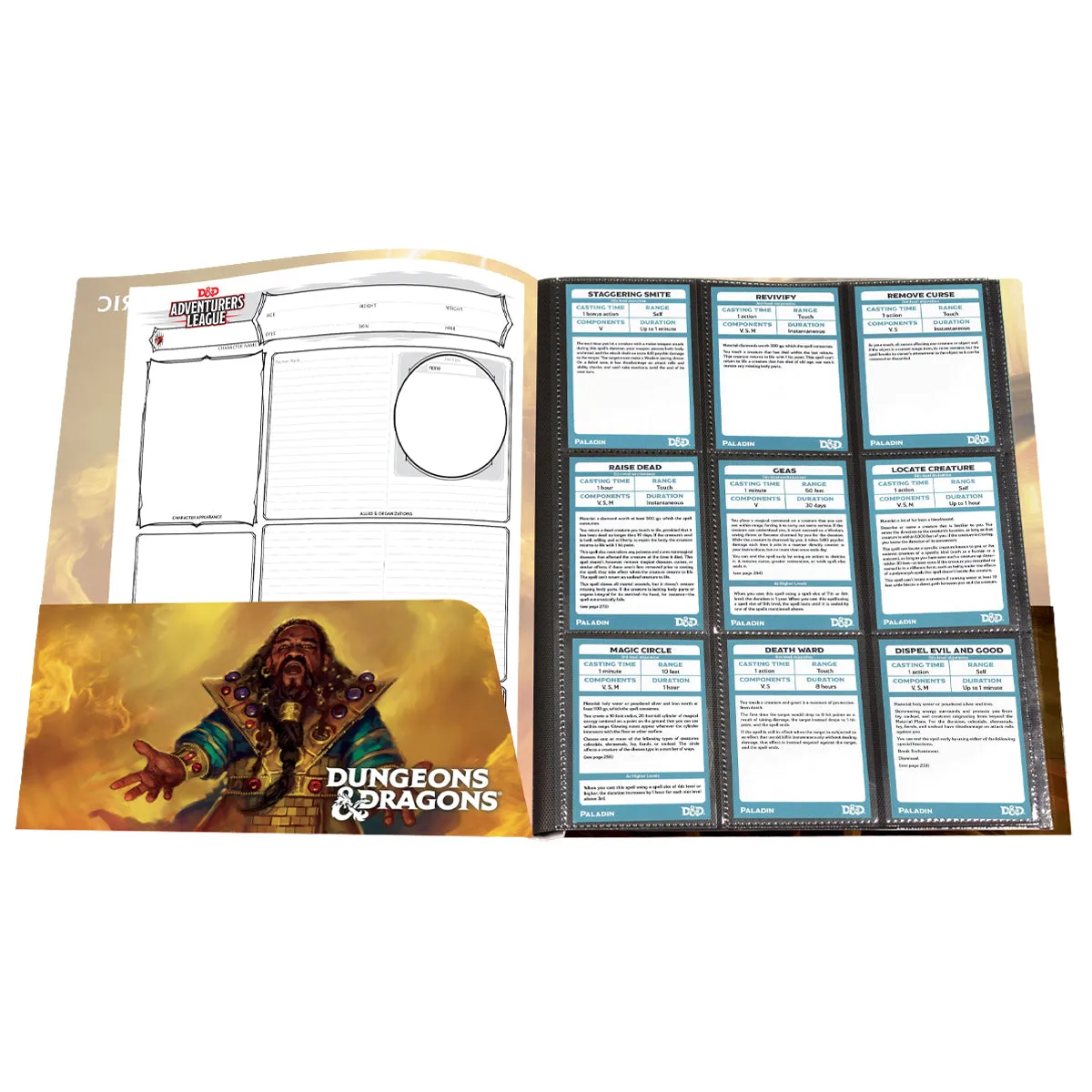 Cleric - Class Folio with Stickers for Dungeons & Dragons