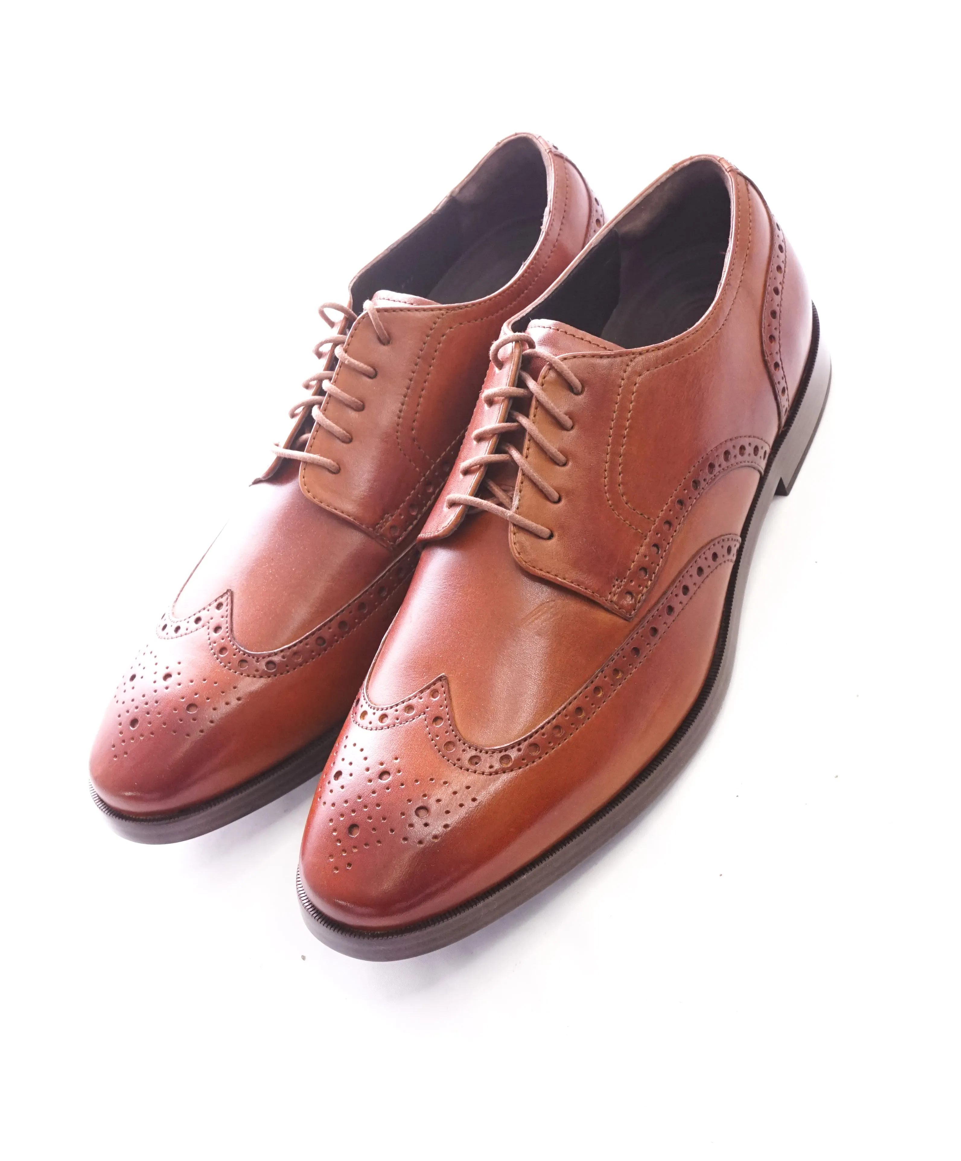 COLE HAAN - Brown Wingtip Brogue Oxfords "Grand OS” - 9.5