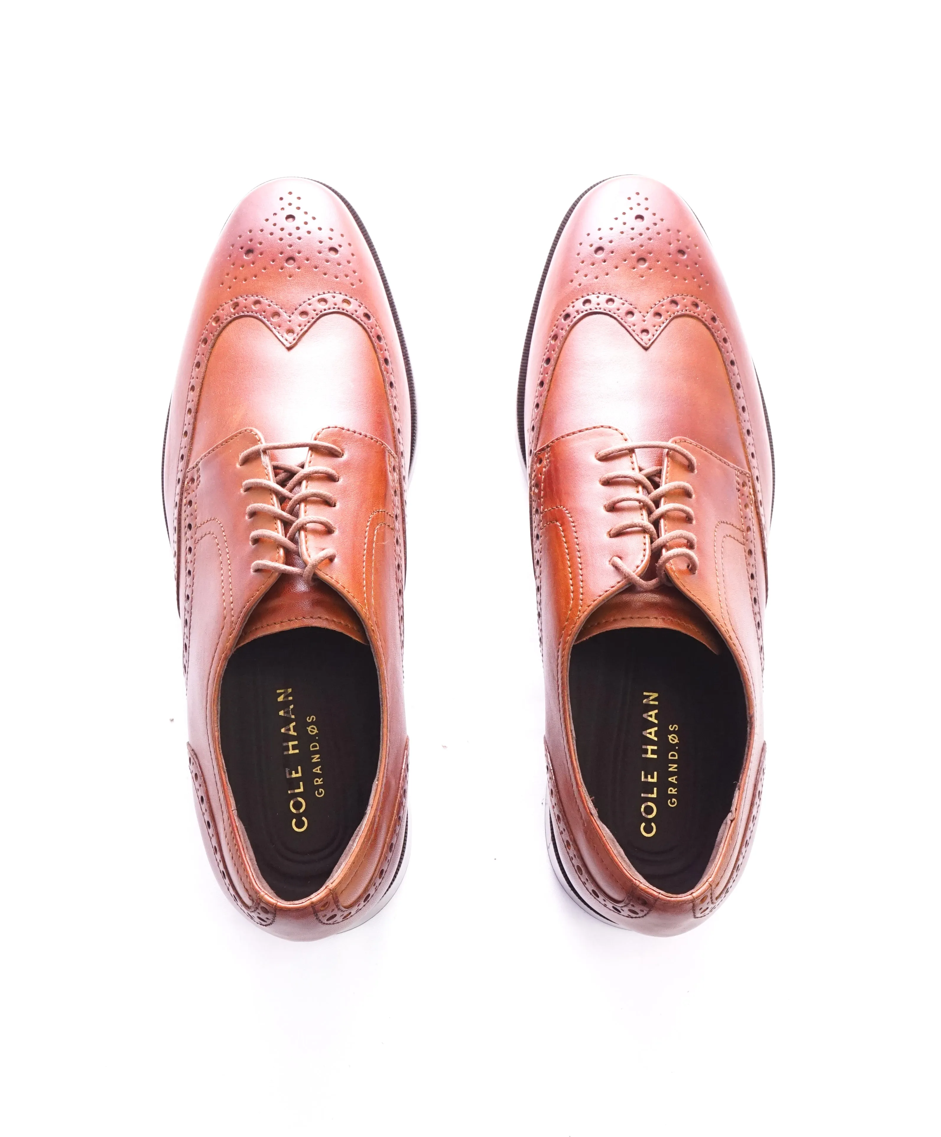 COLE HAAN - Brown Wingtip Brogue Oxfords "Grand OS” - 9.5
