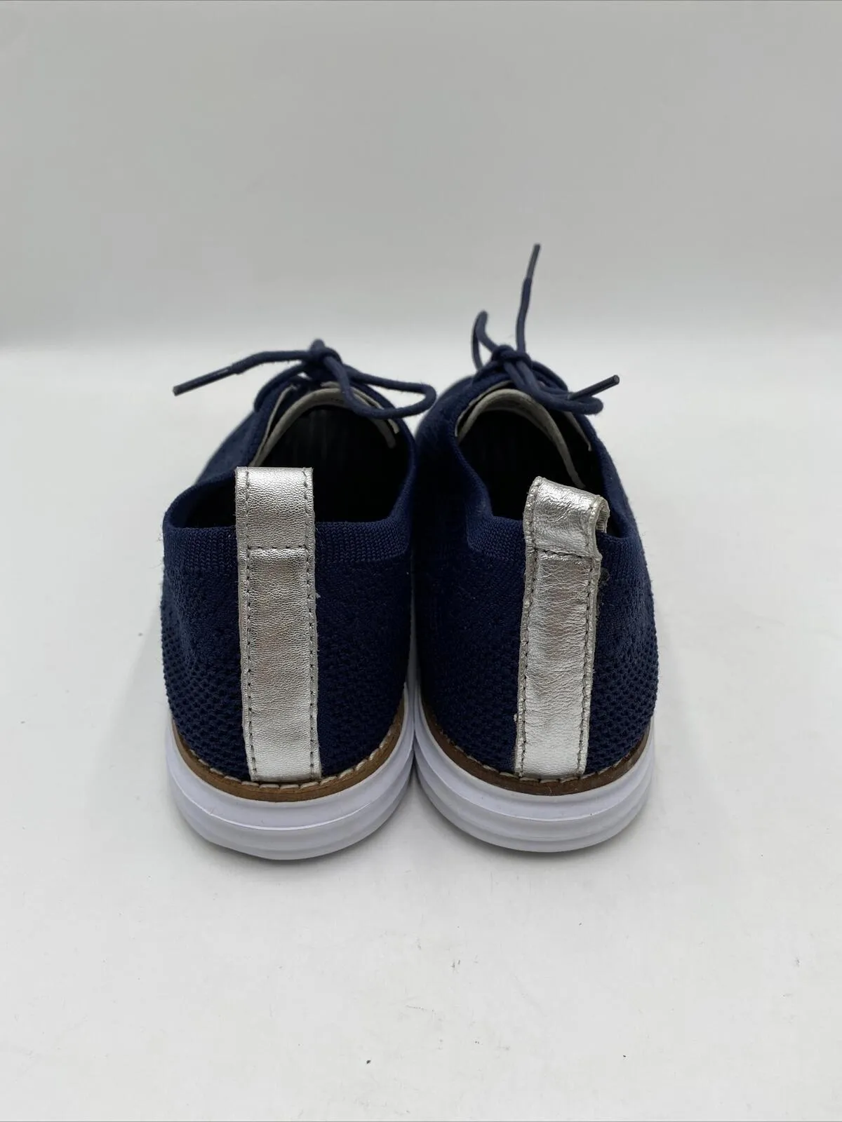 Cole Haan Women's ORIGINALGRAND Stitchlite Wingtip Oxford Shoes Navy 9.5B - Very Good
