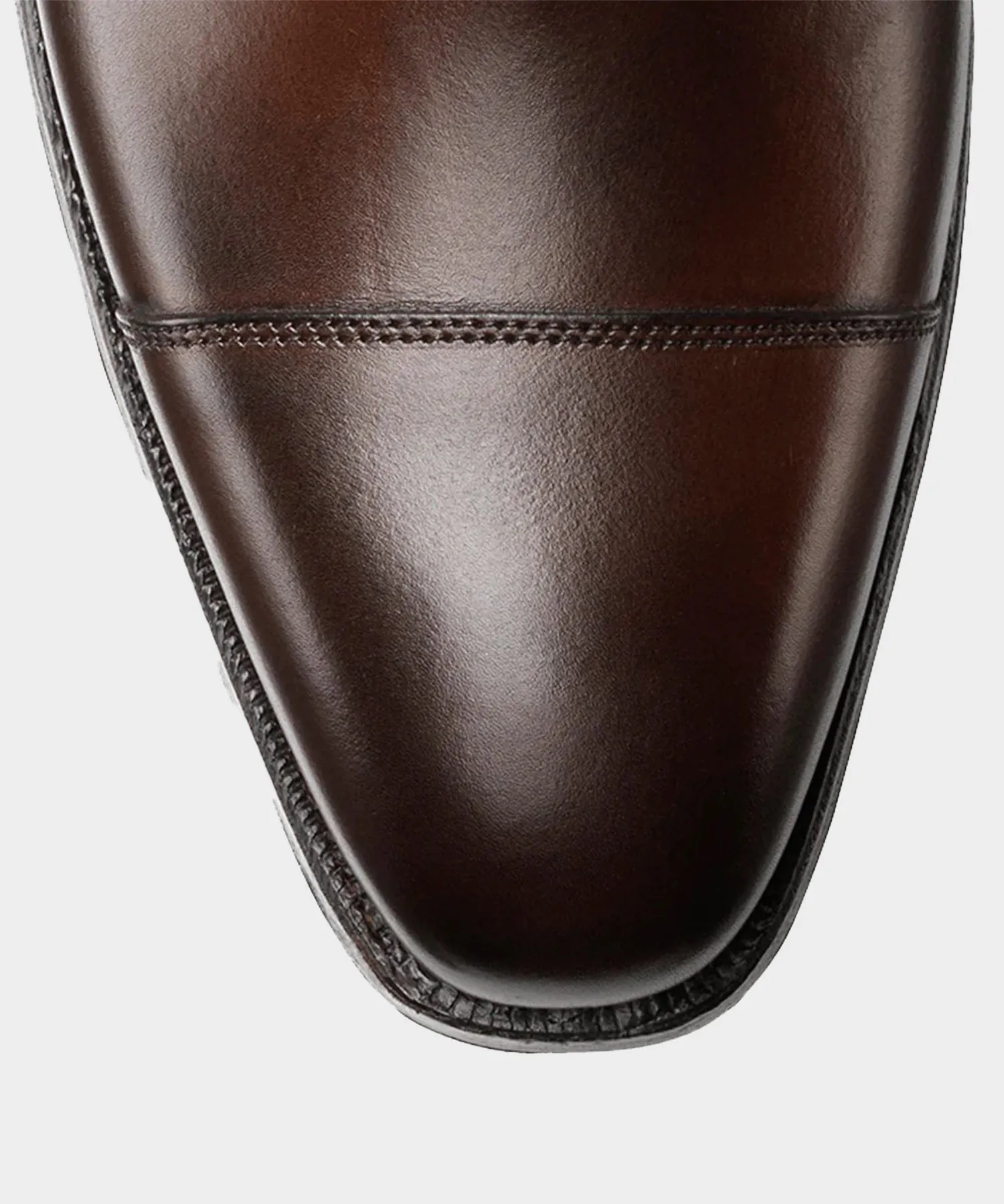 Crockett & Jones Hallam Cap-Toe Shoe in Dark Brown