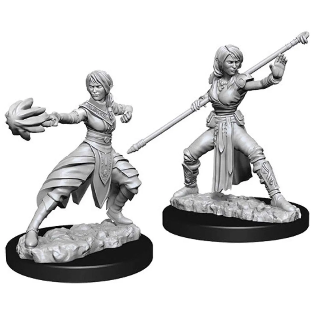 D&D Nolzurs Marvelous Unpainted Miniatures Female Half Elf Monk