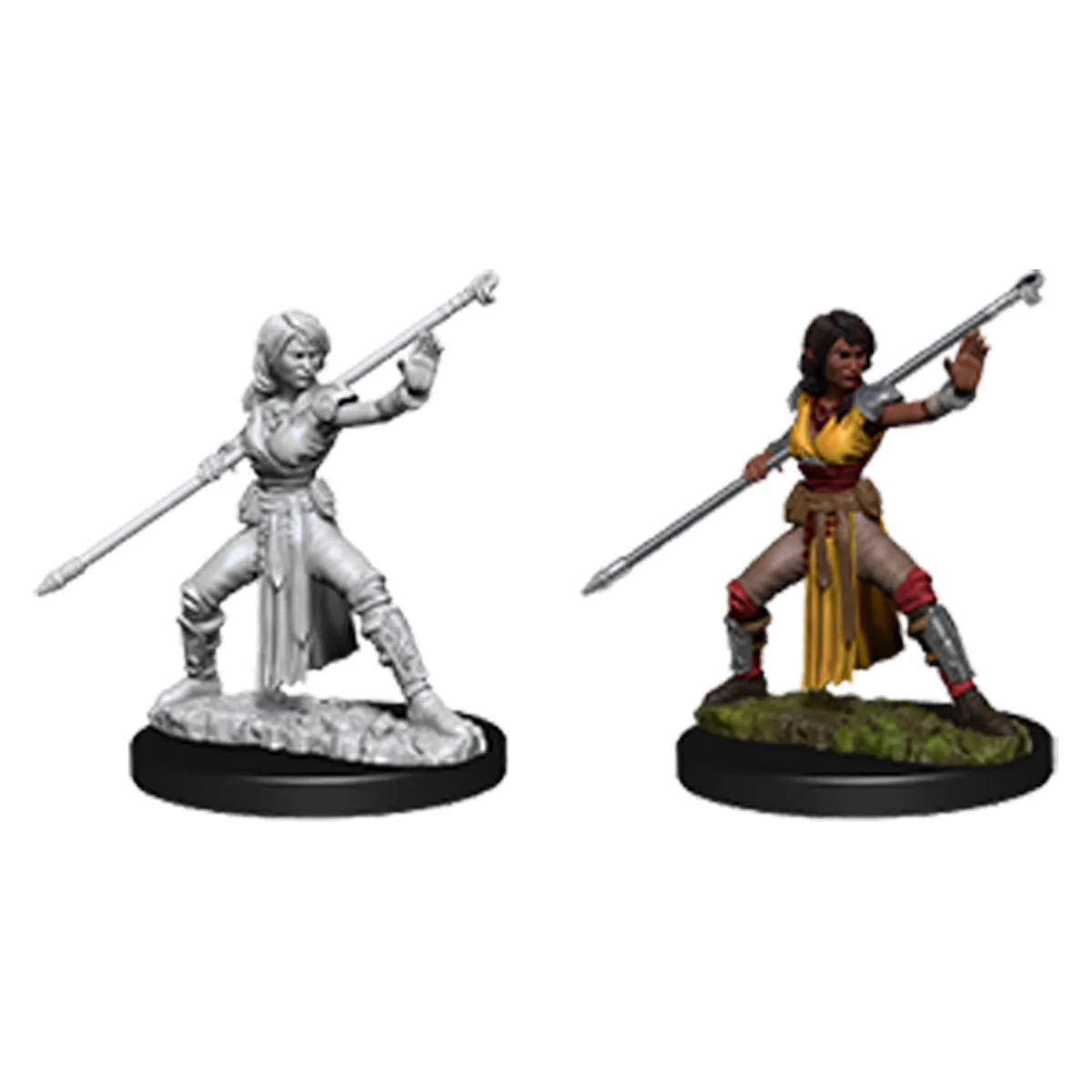 D&D Nolzurs Marvelous Unpainted Miniatures Female Half Elf Monk