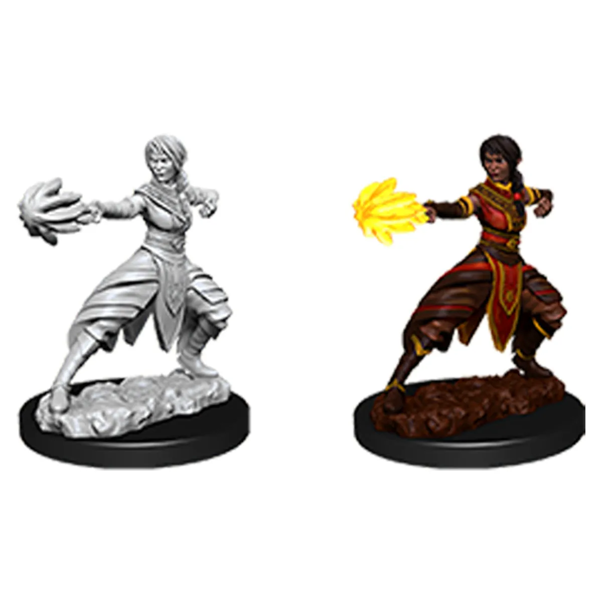 D&D Nolzurs Marvelous Unpainted Miniatures Female Half Elf Monk