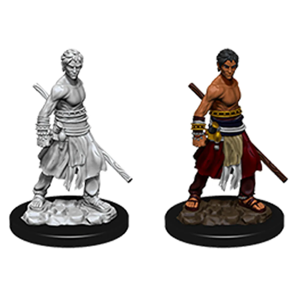 D&D Nolzurs Marvelous Unpainted Miniatures Male Half Elf Monk