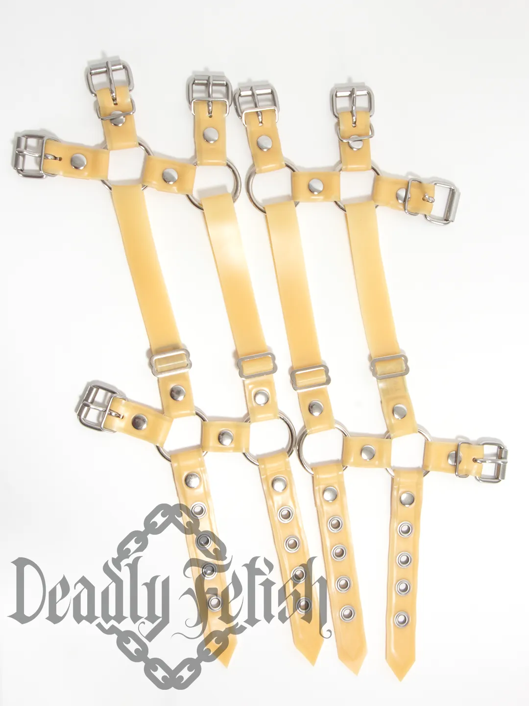 Deadly Fetish Latex: Harness Addition #05 Buckle Leg Straps
