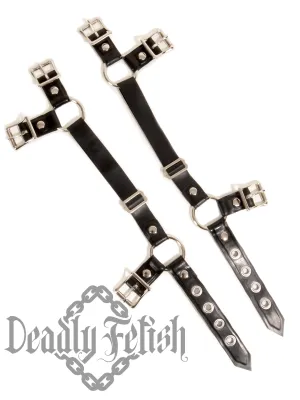 Deadly Fetish Latex: Harness Addition #05 Buckle Leg Straps