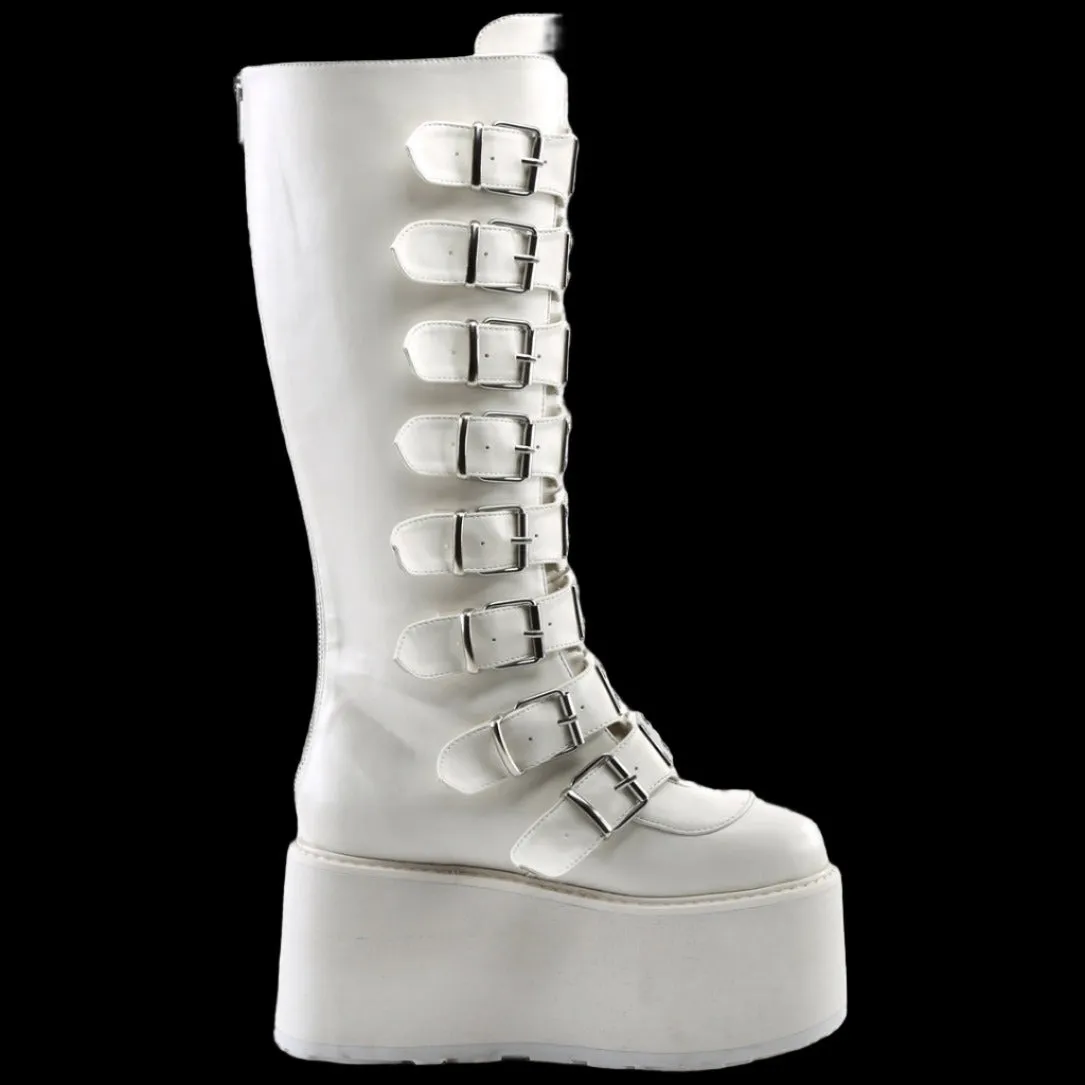 DemoniaCult DAMNED-318 Boots White