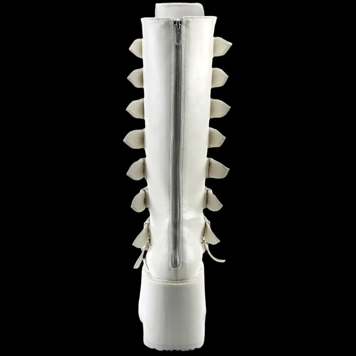 DemoniaCult DAMNED-318 Boots White