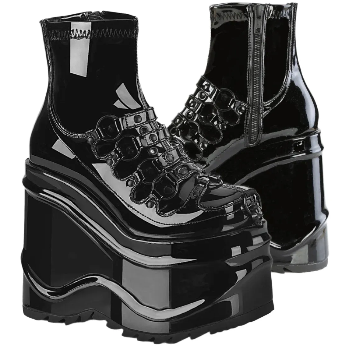 DemoniaCult WAVE 110 Patent Boots