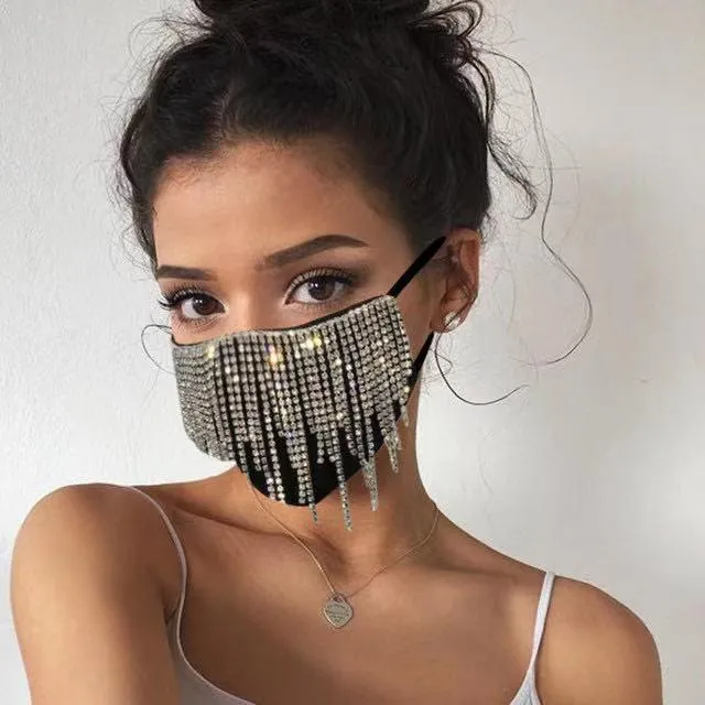 Diamond Waterfall Sparkle Mask