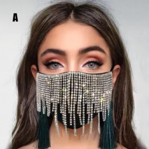 Diamond Waterfall Sparkle Mask